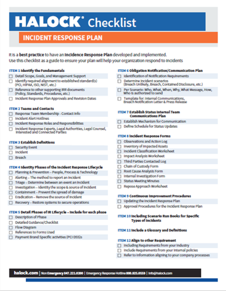 Detail Security Incident Response Plan Template Nomer 49
