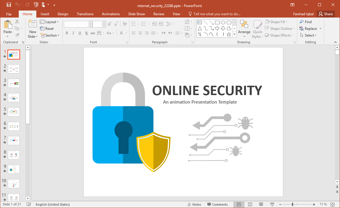 Detail Security Presentation Template Nomer 4
