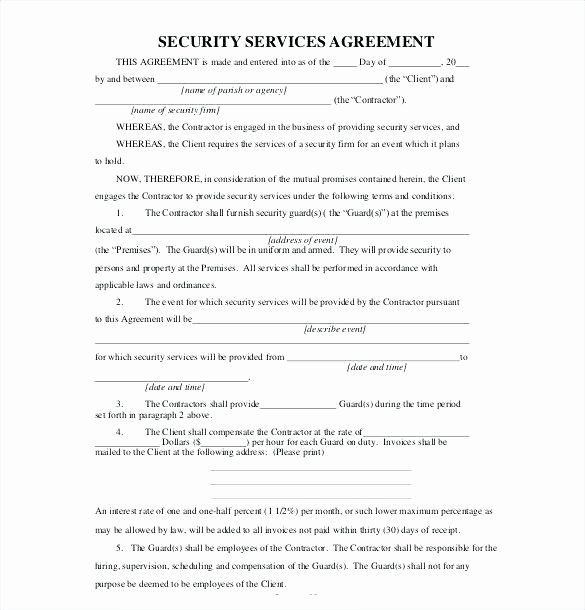 Detail Security Service Level Agreement Template Nomer 13