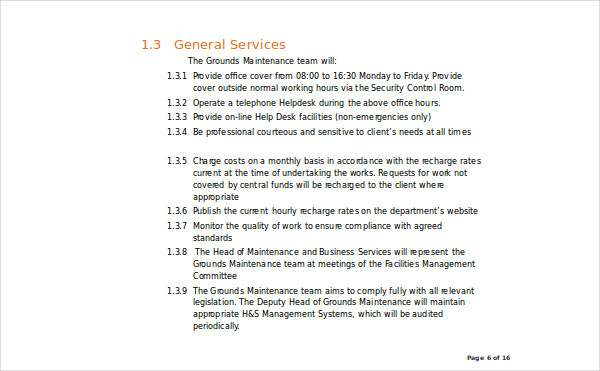 Detail Security Service Level Agreement Template Nomer 36