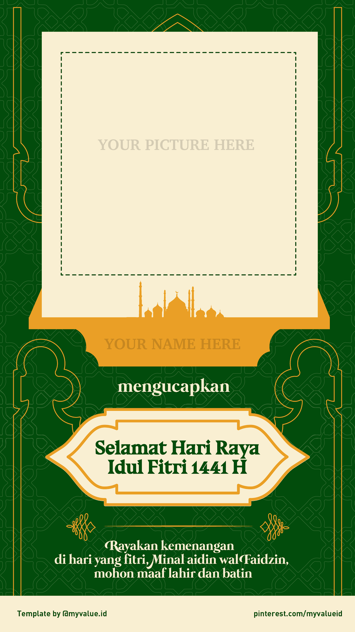 Selamat Idul Fitri Template - KibrisPDR