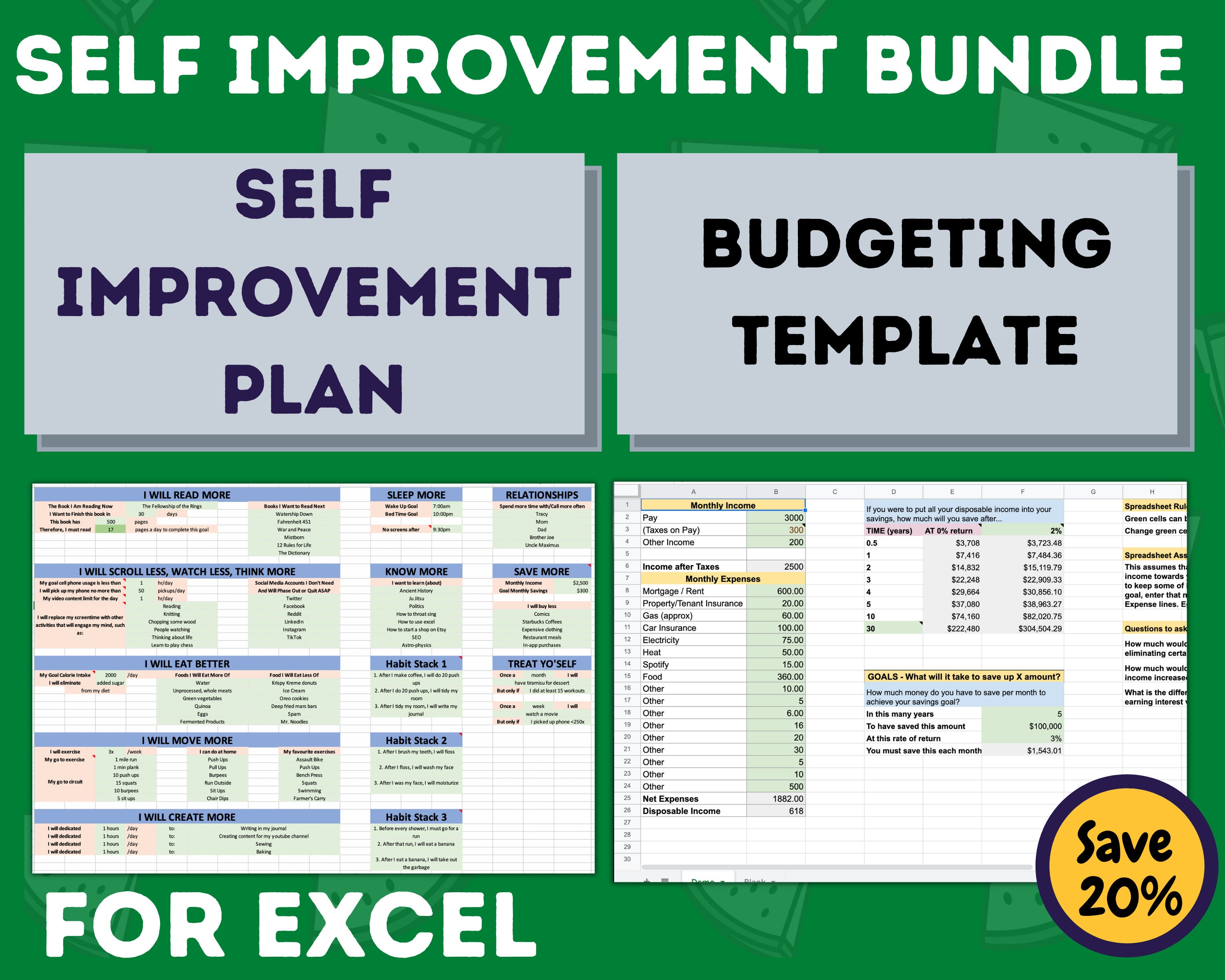 Detail Self Budget Template Nomer 47