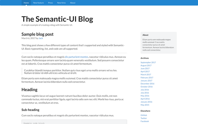 Detail Semantic Ui Admin Template Free Nomer 24