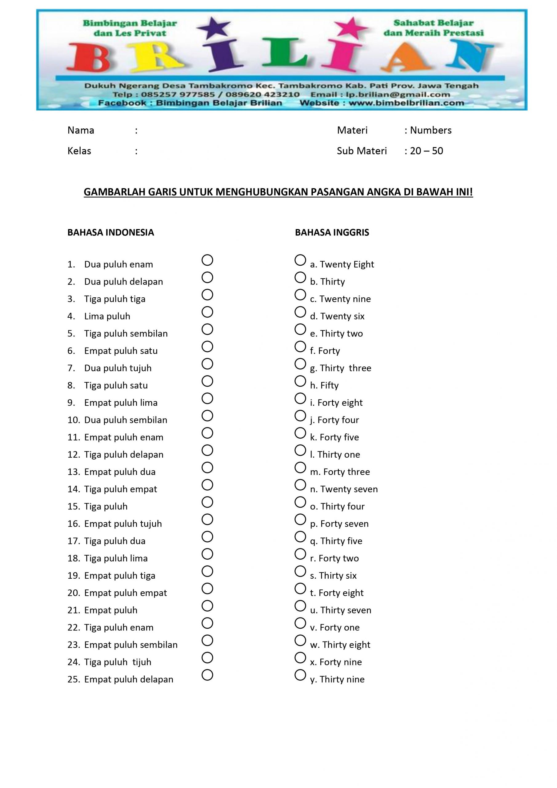 Detail Sembilan Belas Bahasa Inggris Nomer 9