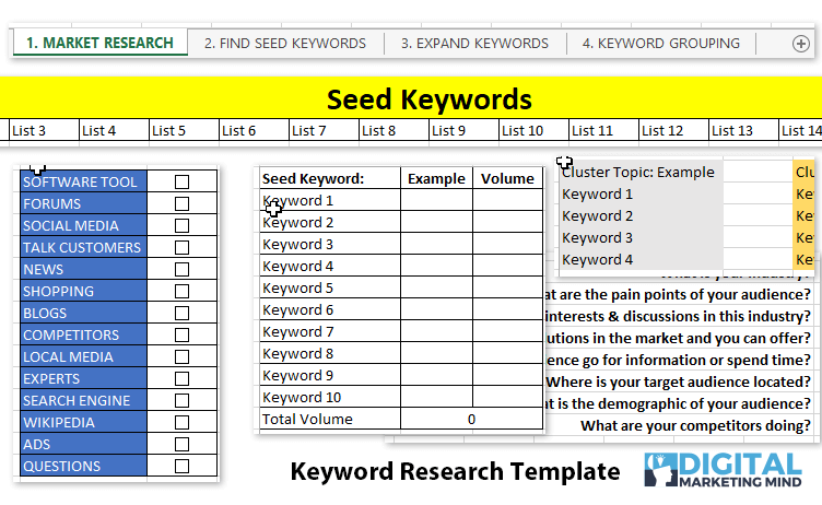 Detail Seo Template Excel Nomer 12