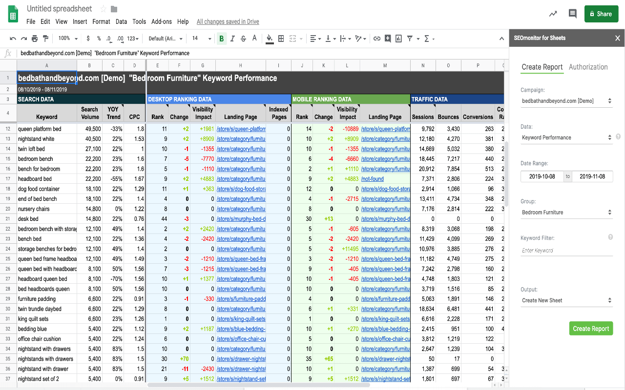 Detail Seo Template Excel Nomer 17