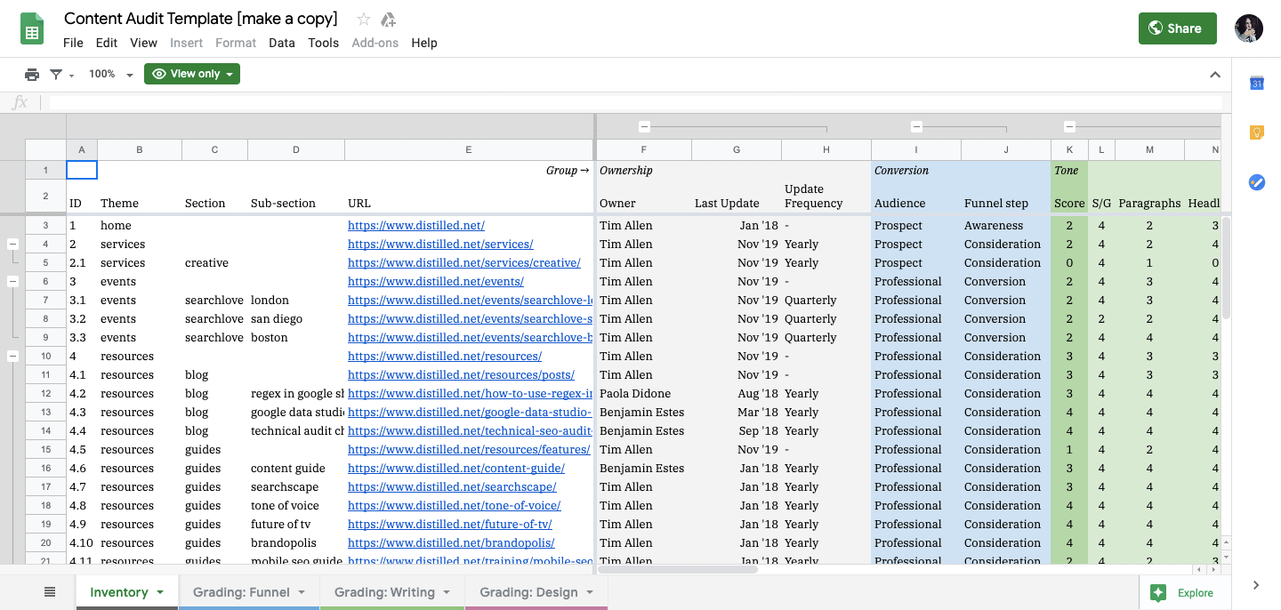 Detail Seo Template Excel Nomer 20