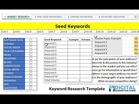 Detail Seo Template Excel Nomer 24