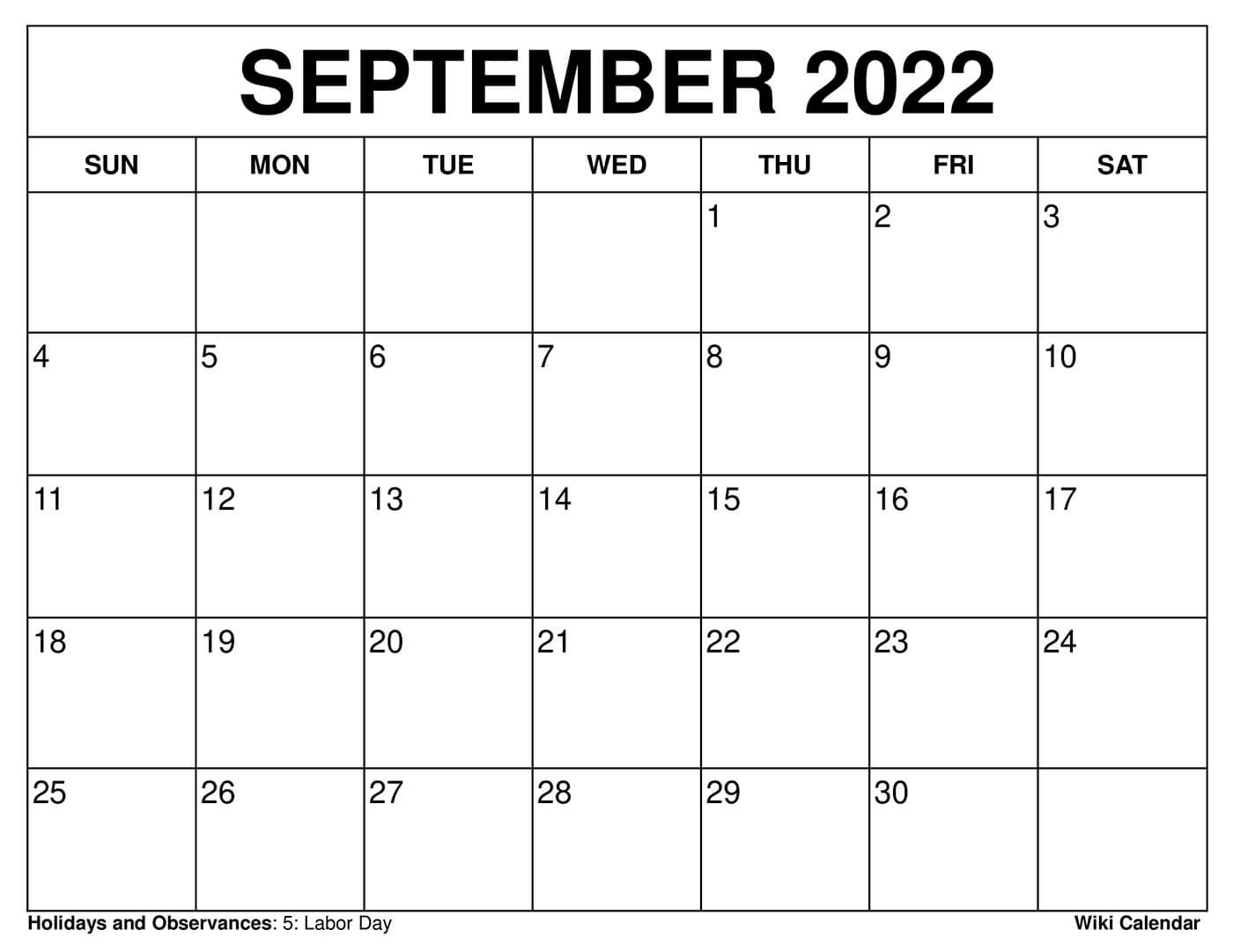 September Calendar Template - 57+ Koleksi Gambar