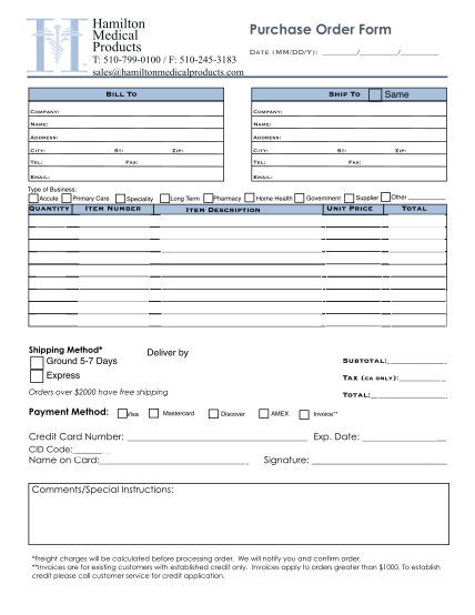 Detail Service Purchase Order Template Nomer 55