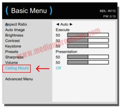 Detail Setting Proyektor Viewsonic Gambar Terbalik Nomer 4