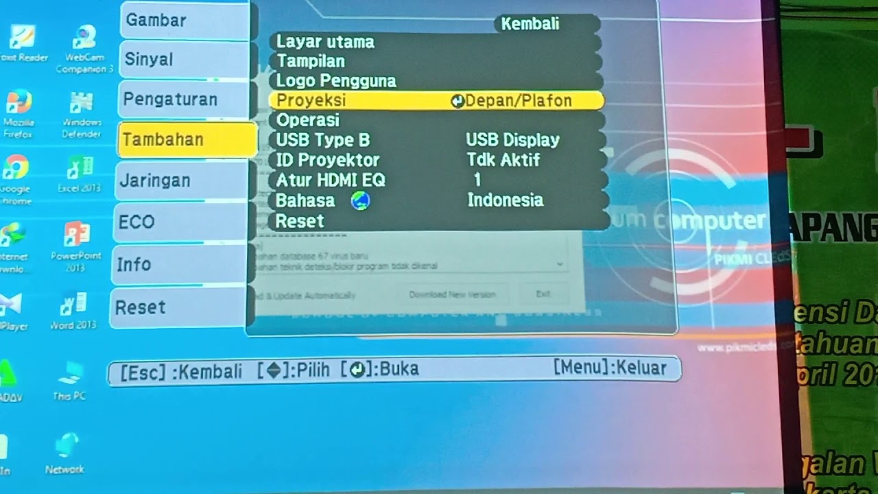 Detail Setting Proyektor Viewsonic Gambar Terbalik Nomer 8