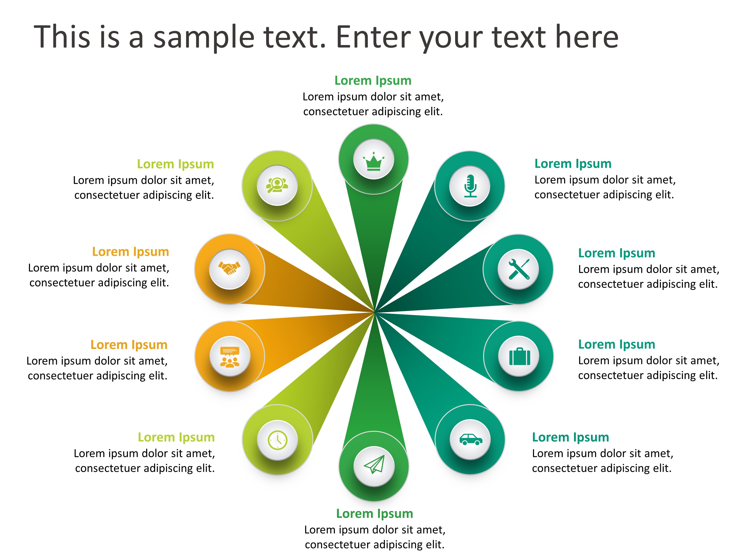 Detail Shapes Powerpoint Template Nomer 22