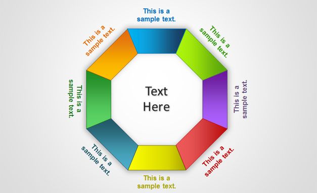 Detail Shapes Powerpoint Template Nomer 40