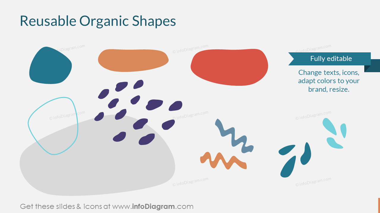 Detail Shapes Powerpoint Template Nomer 44