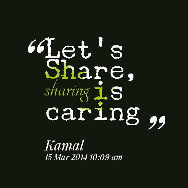 Detail Sharing And Caring Quotes Nomer 7
