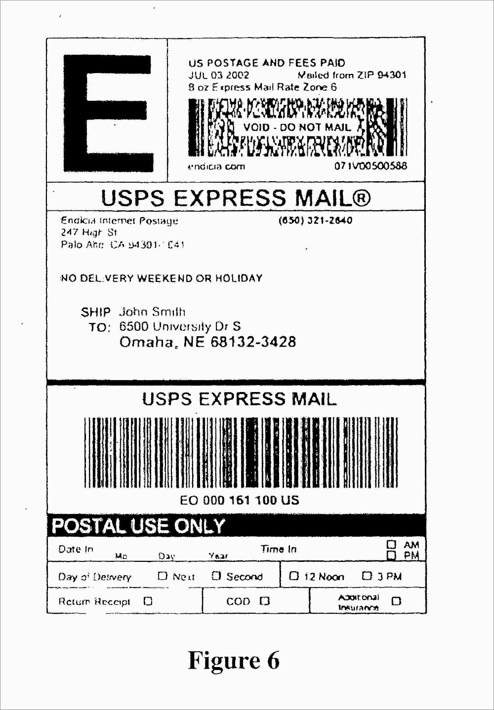 Detail Shipping Label Template Nomer 3