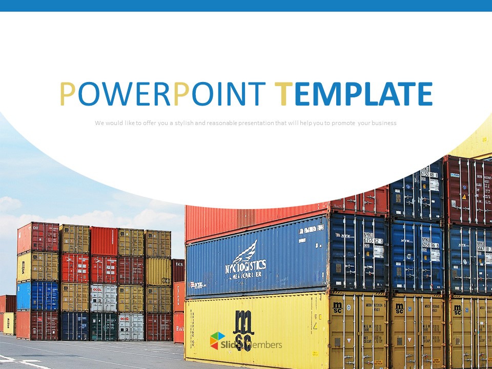 Detail Shipping Presentation Template Nomer 35