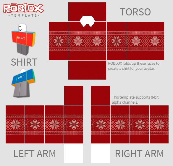 Detail Shirt Roblox Template Nomer 21