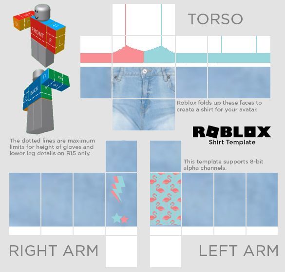 Detail Shirt Roblox Template Nomer 42