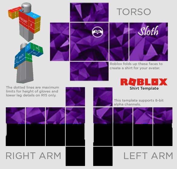 Detail Shirt Roblox Template Nomer 46