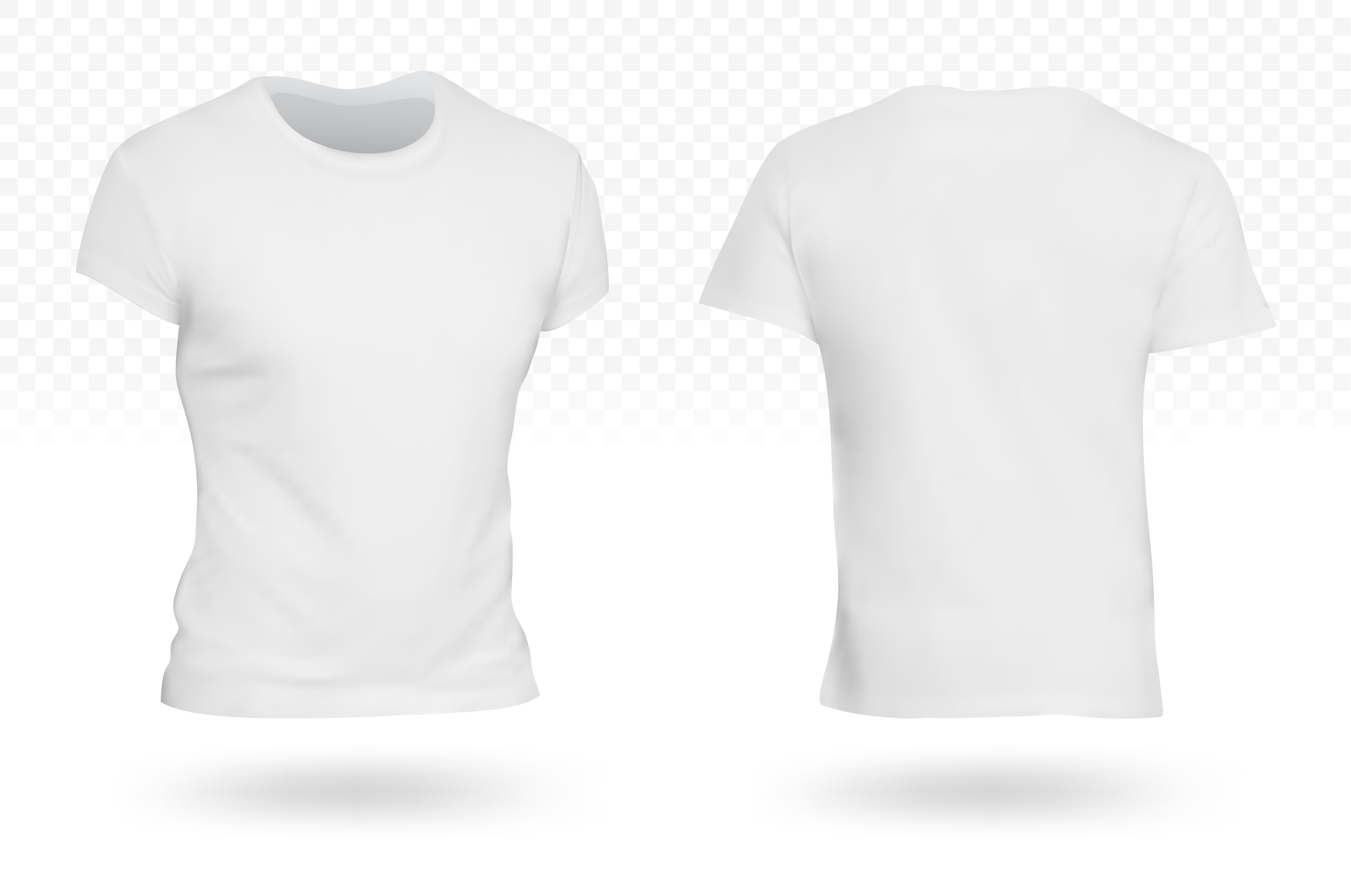 Detail Shirt White Template Nomer 6