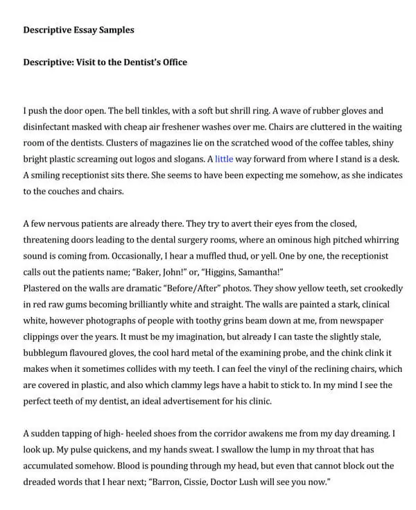Detail Short Essay Template Nomer 13