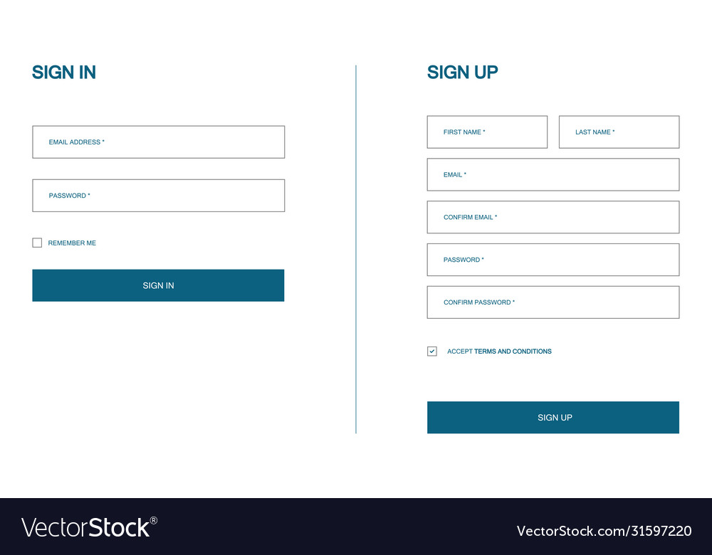 Detail Sign In Form Template Nomer 26