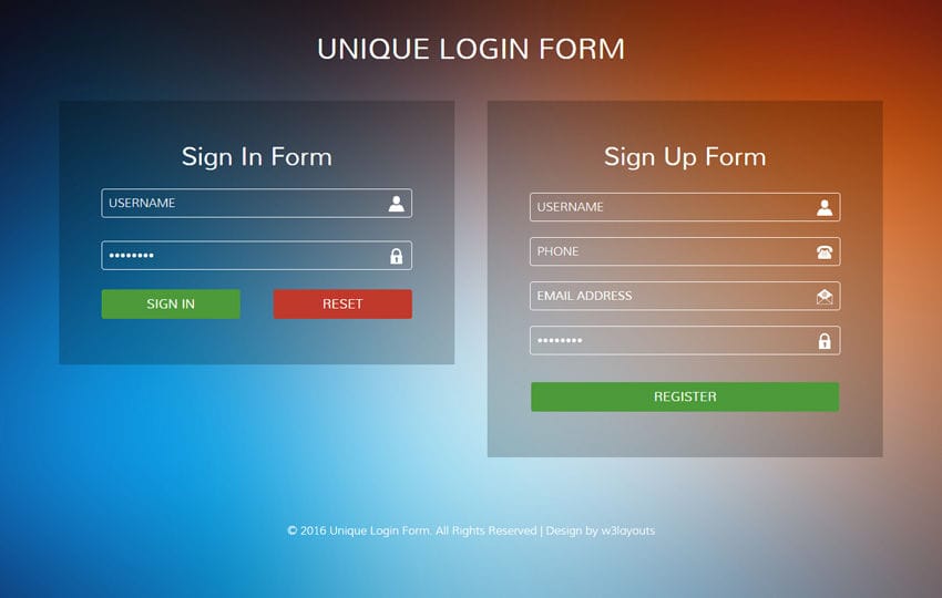 Detail Sign In Form Template Nomer 46