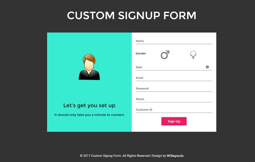 Detail Sign Up Template Nomer 16