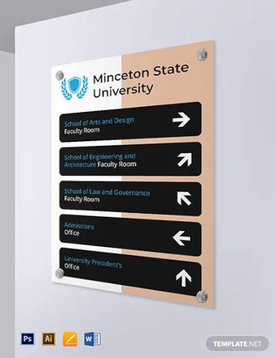 Detail Signage Design Template Nomer 37