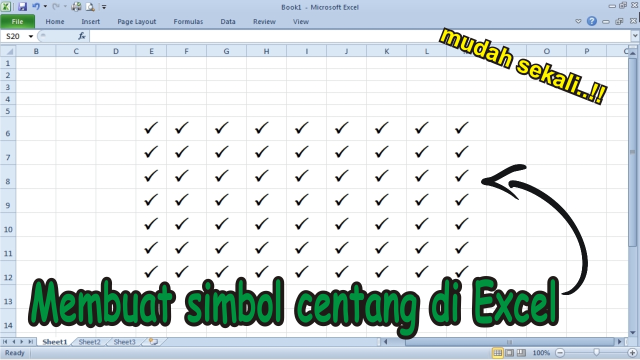 Detail Simbol Ceklis Di Excel Nomer 46