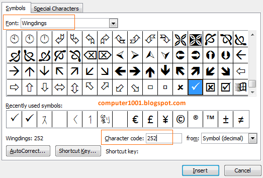 Detail Simbol Ceklis Di Excel Nomer 9