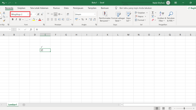 Detail Simbol Centang Di Excel Nomer 32