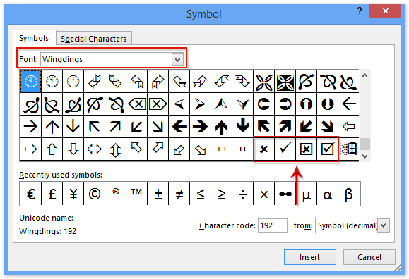 Detail Simbol Centang Di Excel Nomer 46