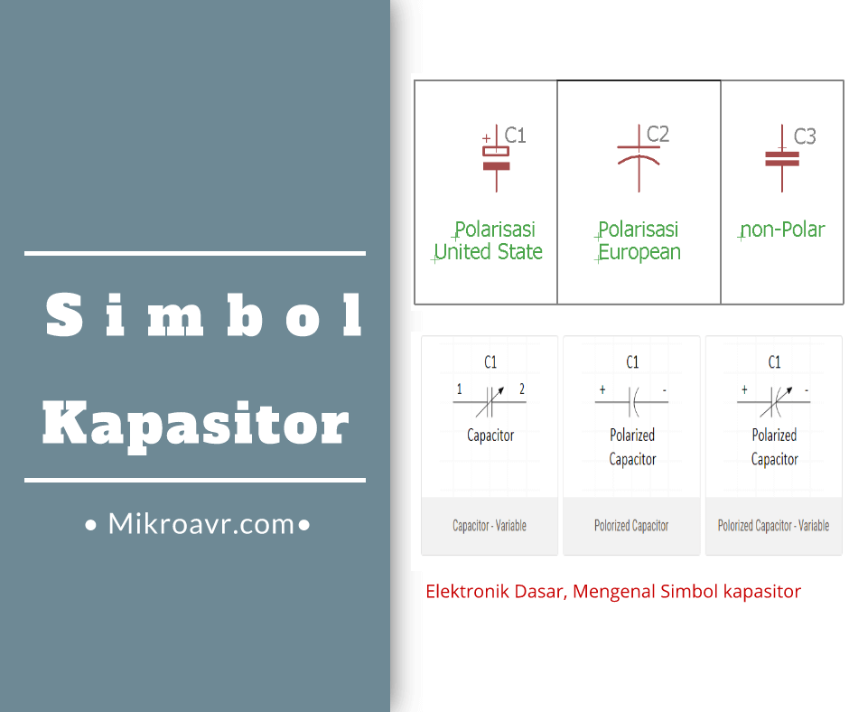 Detail Simbol Komponen Kapasitor Nomer 11