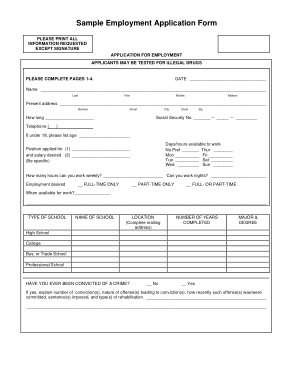 Detail Simple Application Form Template Nomer 13