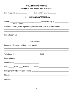 Detail Simple Application Form Template Nomer 17