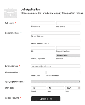 Detail Simple Application Form Template Nomer 21