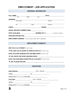 Detail Simple Application Form Template Nomer 24