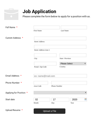 Detail Simple Application Form Template Nomer 38