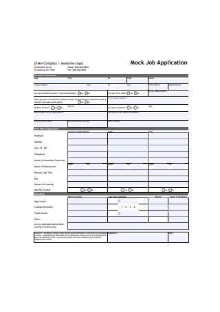 Detail Simple Application Form Template Nomer 41