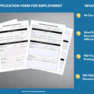 Detail Simple Application Form Template Nomer 44