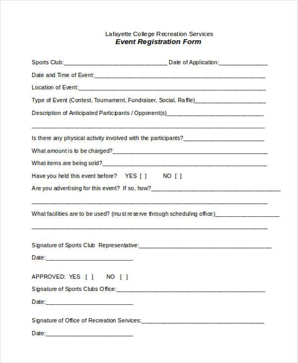 Detail Simple Application Form Template Nomer 46