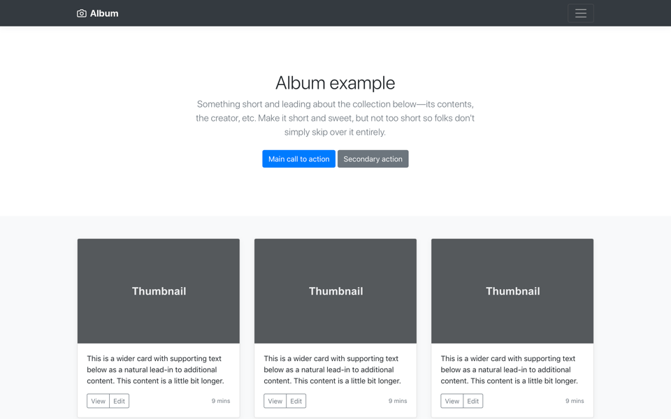 Simple Bootstrap Template - KibrisPDR