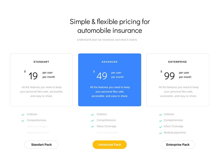 Detail Simple Bootstrap Template Nomer 31