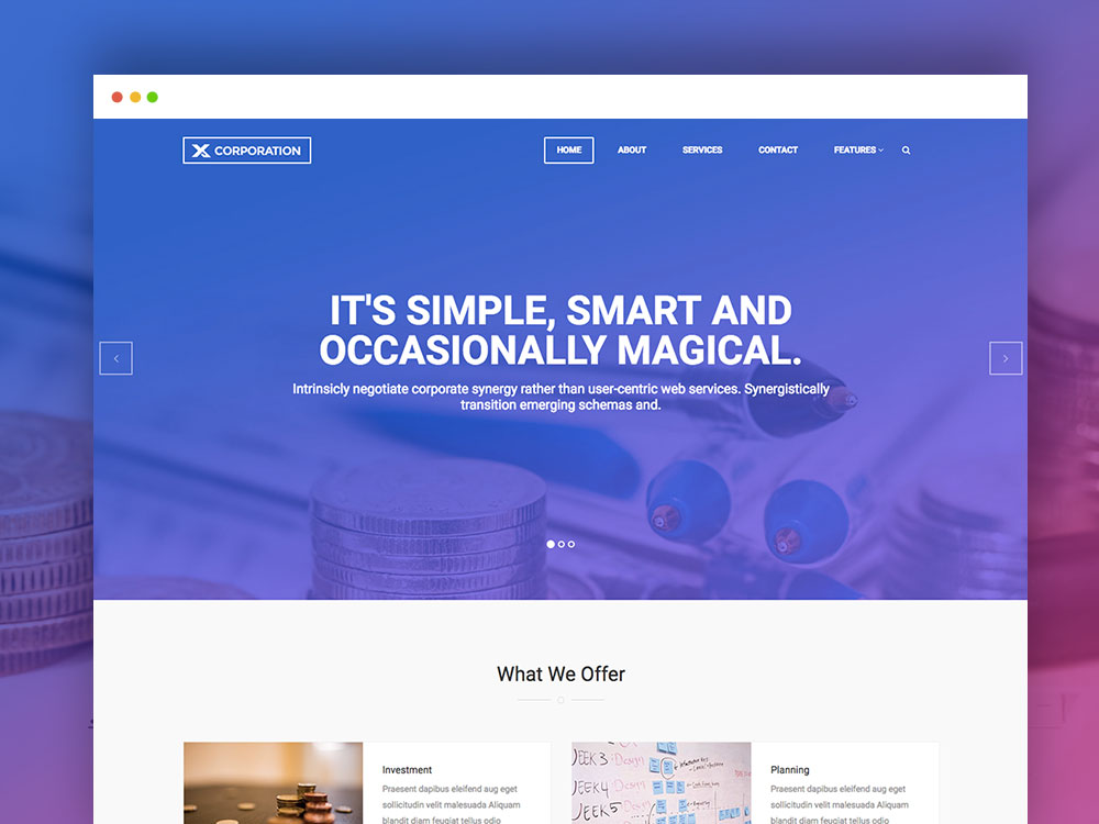 Detail Simple Bootstrap Template Nomer 40