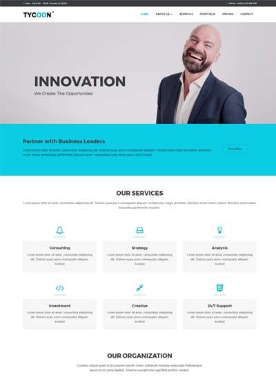 Detail Simple Bootstrap Template Nomer 42