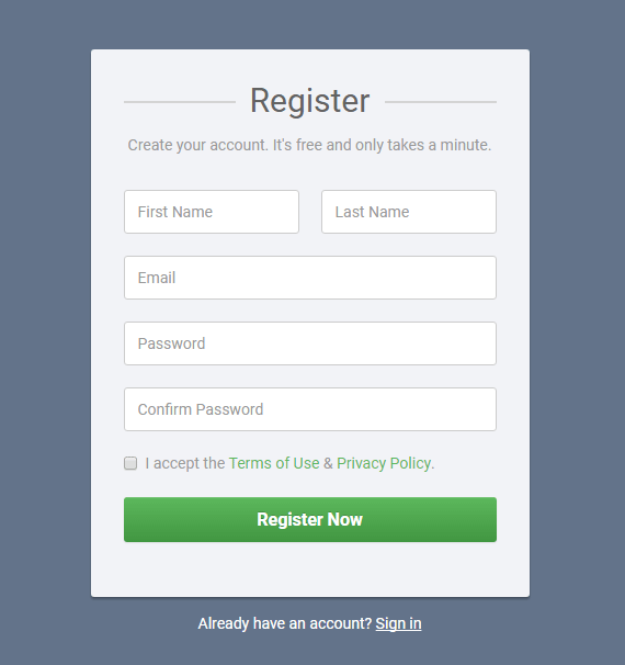 Detail Simple Bootstrap Template Nomer 52