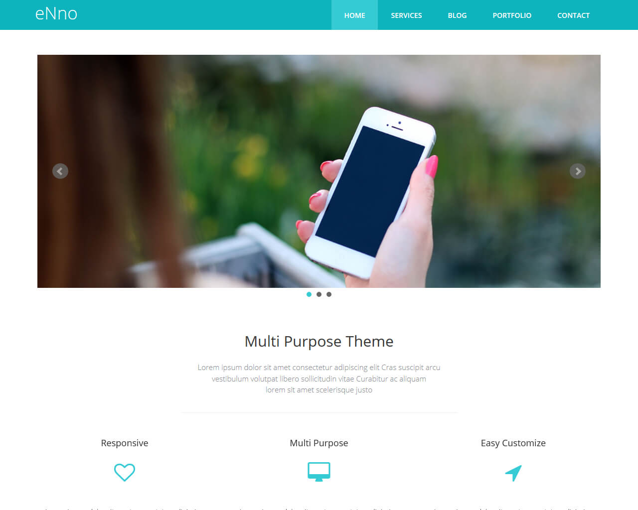 Detail Simple Bootstrap Template Nomer 7